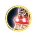 Revell 3D Puzzle - Eiffelova věž s LED osvětlením (78cm)