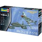 Revell Messerschmitt Me 262, P-51B Mustang(1:72)