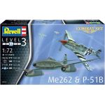 Revell Messerschmitt Me 262, P-51B Mustang(1:72)