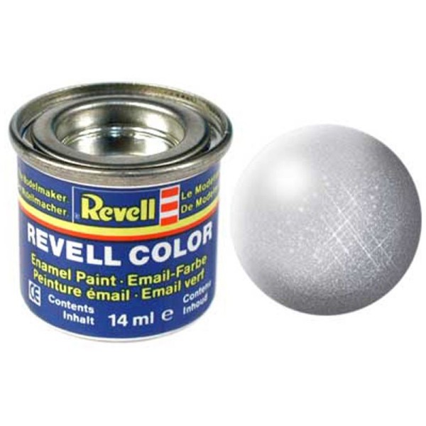 Revell emailová barva #90 stříbrná metalická 14ml