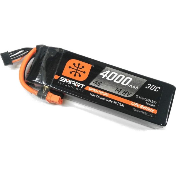 Spektrum Smart LiPo 14.8V 4000mAh 30C IC3