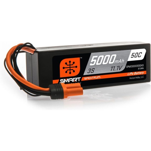 Spektrum Smart LiPo 11.1V 5000mAh 50C HC IC3