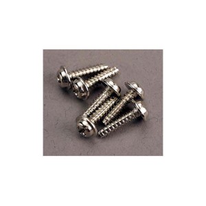 Traxxas vrut křížový 3x12mm hlava s límcem zink. (6)