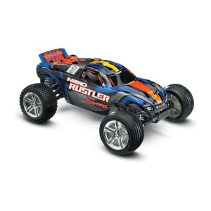 Traxxas Nitro Rustler 1:10 RTR modrý