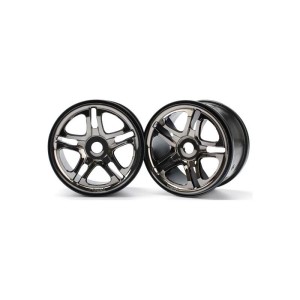 Traxxas disk 3.8” Split Spoke H17 černý chrom (2)