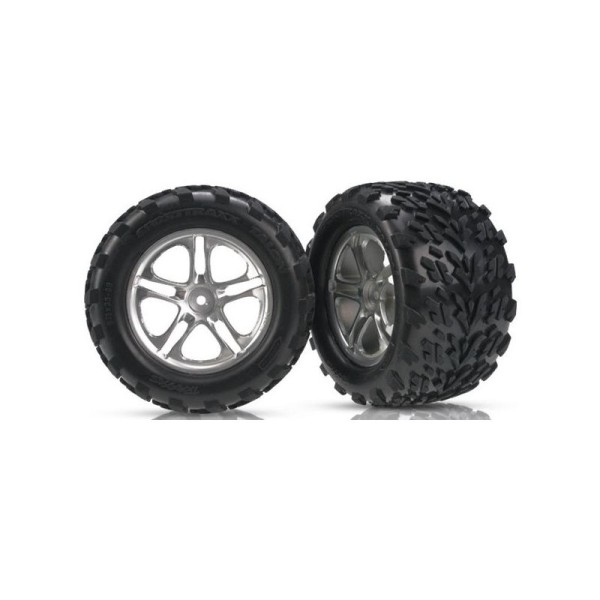 Traxxas kolo 3.8”, disk Split-Spoke H14 matný, pneu Talon (pár)