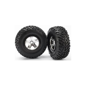 Traxxas kolo 2.2/3.0”, disk SCT saténový-černý, pneu SCT (2)