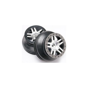 Traxxas disk 2.2/3.0” SCT Split-Spoke saténový-černý (2) (2WD přední)