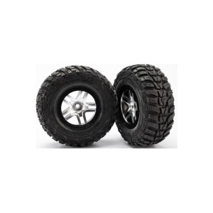 Traxxas kolo 2.2/3.0”, disk SCT Split-Spoke saténový-černý, pneu Kumho S1 (2) (2WD přední)