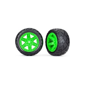 Traxxas kolo 2.8”, disk RXT zelený, pneu Anaconda (2WD zadní) (2)