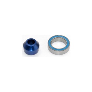 Traxxas hliníkové pouzdro ložiska modré, ložisko 10x15x4mm
