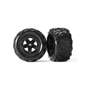 Traxxas kolo, disk 5-spoke, pneu Teton (2)