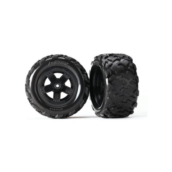 Traxxas kolo, disk 5-spoke, pneu Teton (2)