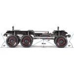 Traxxas TRX-6 Mercedes G 63 6x6 1:10 TQi RTR černý