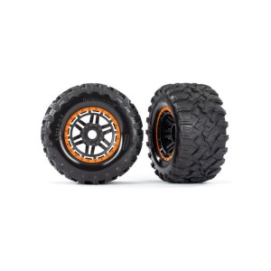 Traxxas kolo 2.8”, pneu Maxx All-Terrain, disk černo-oranžový (2)