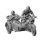 Zvezda sovětský motocykl M-72 s figurkami (1:35)