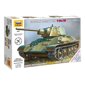 Zvezda Snap Kit - T-34/76 (1:72)