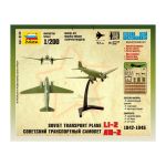 Zvezda Snap Kit - Lisunov Li-2 (1:200)
