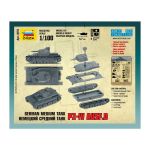 Zvezda Snap Kit - Pz-IV Ausf.D (1:100)