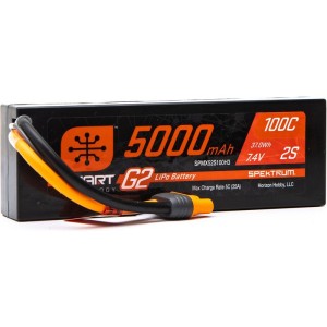 Spektrum Smart G2 LiPo 7.4V 5000mAh 100C HC IC3