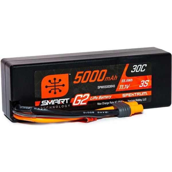 Spektrum Smart G2 LiPo 11.1V 5000mAh 30C HC IC3