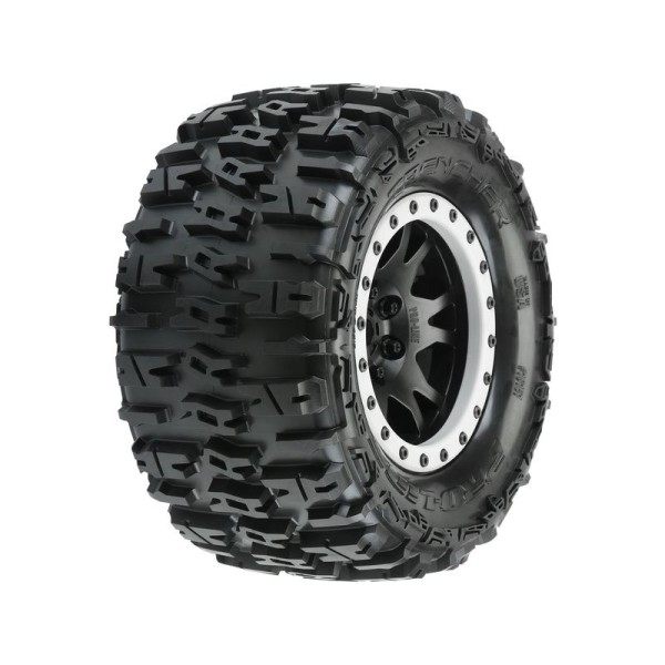 Pro-Line kolo 4.3”, pneu Trencher Pro-Loc, disk Impulse H24 černo-šedý (2) (X-Maxx)