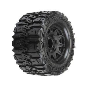 Pro-Line kolo 2.8”, pneu Trencher HP Belted, disk Raid H12 černý (2)