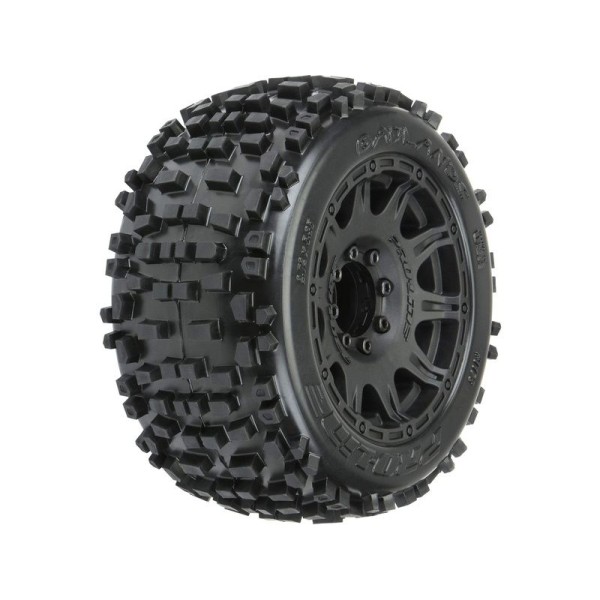 Pro-Line kolo 3.8”, pneu Badlands, disk Raid H17 černý (2)