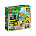 LEGO DUPLO - Náklaďák a pásový bagr