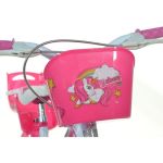 DINO Bikes - Dětské kolo 16” Jednorožec se sedačkou