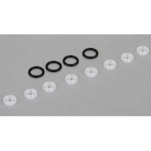 TLR prachovky X-Ring (8), Lower Cap (4): 8X