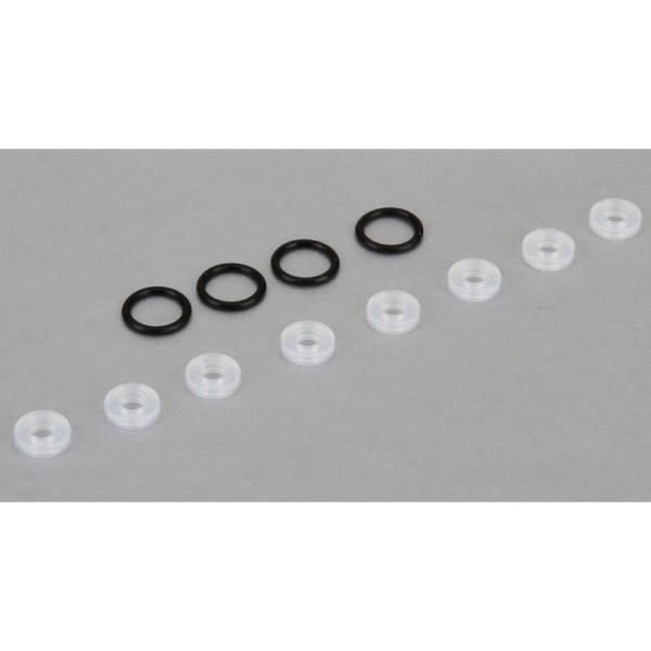 TLR prachovky X-Ring (8), Lower Cap (4): 8X