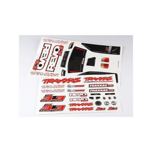 Traxxas samolepky: Revo 3.3