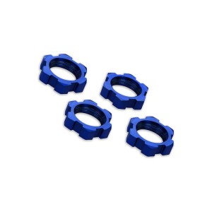 Traxxas matice kola 17mm hliníková modrá (4)