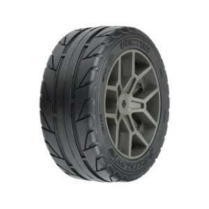 Pro-Line kolo 2.4”, pneu Vector S3 35/85 Belted, disk šedý H14 (2)