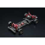 Yokomo YD-2ZXR RWD stavebnice driftovacího podvozku, uhlíkové šasi, červená verze