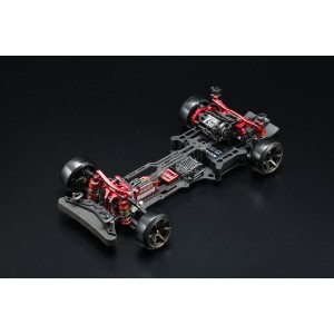 Yokomo YD-2ZXR RWD stavebnice driftovacího podvozku, uhlíkové šasi, červená verze