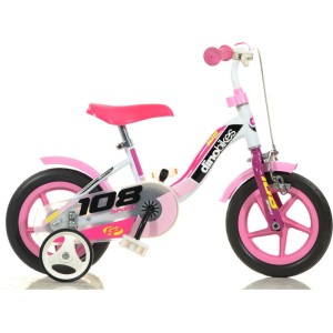 DINO Bikes - Dětské kolo 10” Girl s brzdou