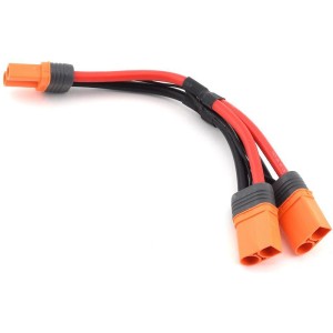 Spektrum paralelní Y-kabel IC5 baterie / 2x IC5 přístroj 15cm 10AWG