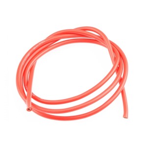 13AWG/2,6qmm silikon kabel (červený/1m)