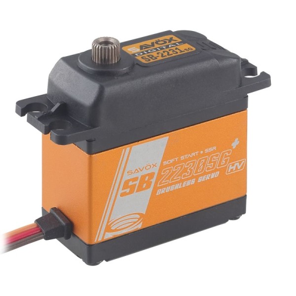 SB-2230SG+ BRUSHLESS HiVOLT Digitální servo (55kg-0,11s/60°)