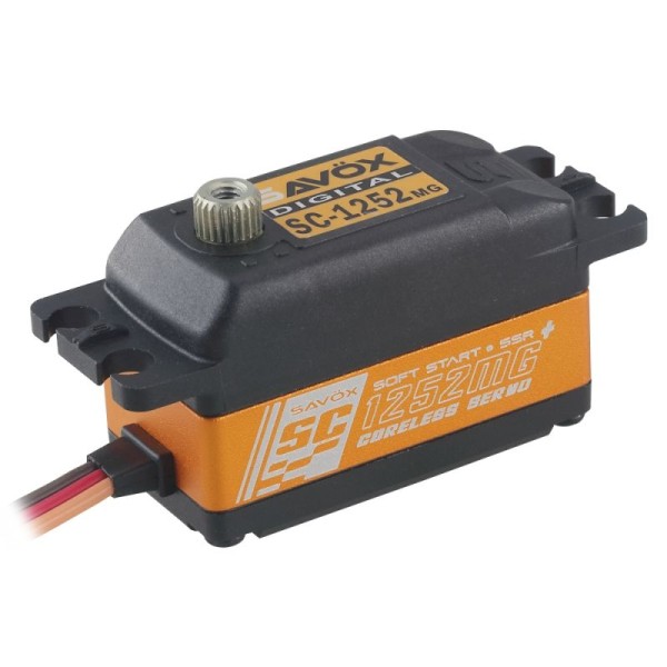 SC-1252MG+ Digitální servo LOW PROFILE (7kg-0,07s/60°)