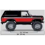 Traxxas TRX-4 Ford Bronco 1:10 RTR červené