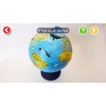 Alayskys glóbus 32cm s podsvětlením a reliéfem CZ