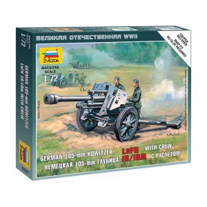 Zvezda německá houfnice leFH-18 (1:72)