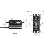 MIBO 1/10 Offroad Low Profile (0.07s/20kg/8.4V) Brushless Servo