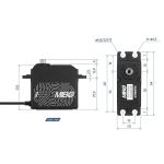 MIBO 1/10 Offroad (0.055s/20kg/8.4V) Brushless Servo