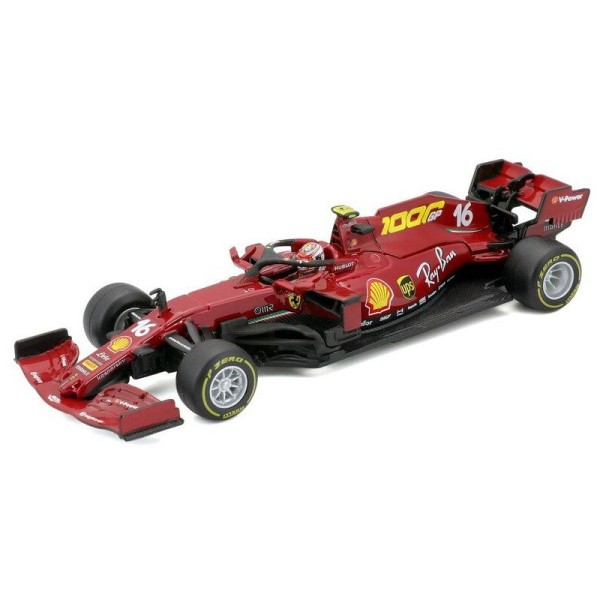 Bburago Ferrari SF21 1:18 #16 Charles Leclerc