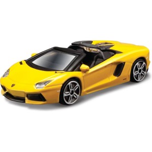 Bburago Lamborghini Aventador LP 700-4 Roadster 1:43 žlutá