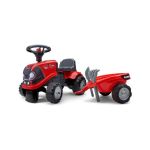 FALK - Dětské odrážedlo Baby Case IH s vlečkou, lopatkou a hrabičkami